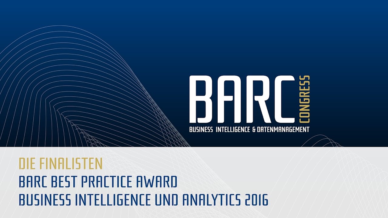 Die Finalisten Des BARC Best Practice Award F r Business Intelligence