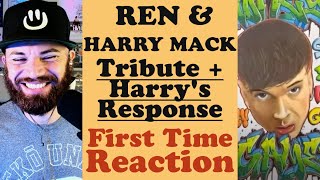 Ren & Harry Mack | "REN" REACTS TO FREESTYLE TRIBUTE + HARRY'S RESPONSE | First Time Reaction