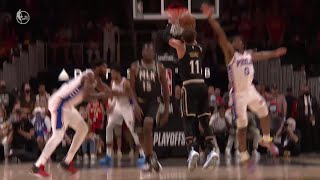 Trae Young hits three from logo! Hawks Vs Clippers Game 6