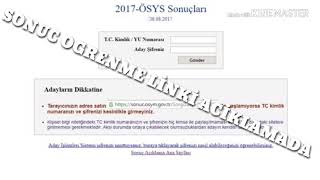 2018 Yks Tercih Sonucları Aciklandi