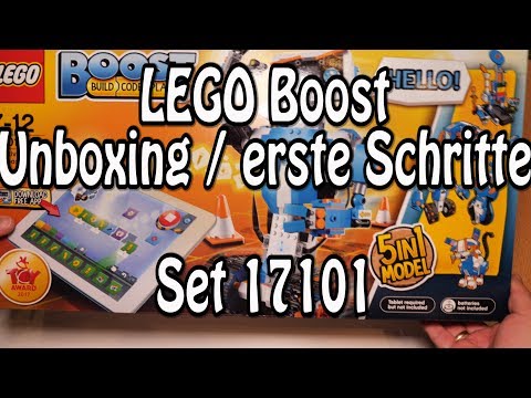 LEGO Boost: Erste Schritte und Auspacken (Set 17101 Review deutsch Programmierbares Roboticset)