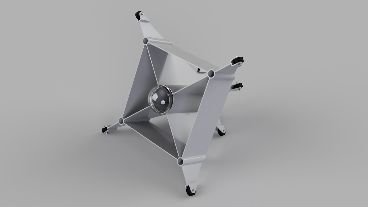 Ultra-Light Box-Arrow-Batwing Drone-Kite-Plane Frame (Caster Wheels)