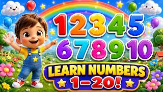 Learn Numbers 1 to 20 for Kids | Fun Counting Song | Smart Kids ABC & 123