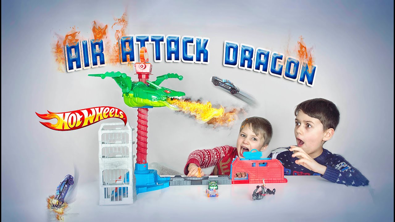 Hot Wheels Air Attack Robo Dragon / Unboxing and review/Хот Вилс