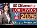 2025 random 100 civics questions and answers - U.S. citizenship interview I N400 Interview #n400