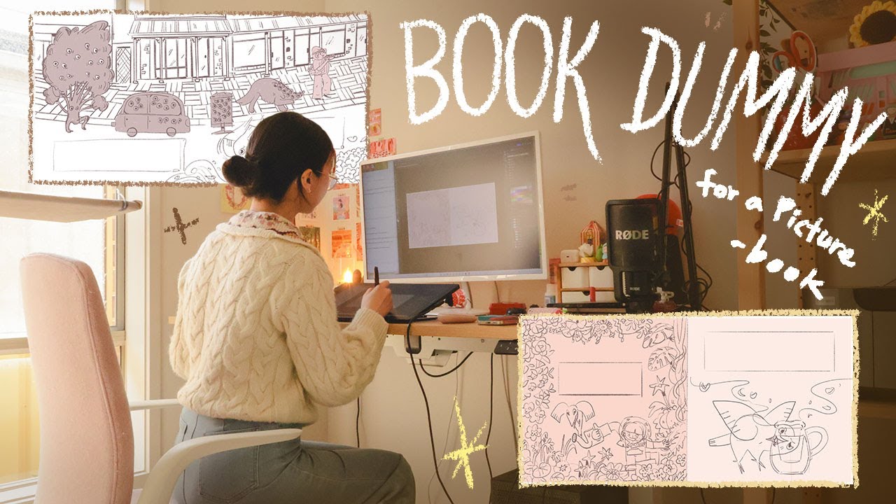 let's illustrate a picture book 📖 ️ artist - writer vlog - YouTube