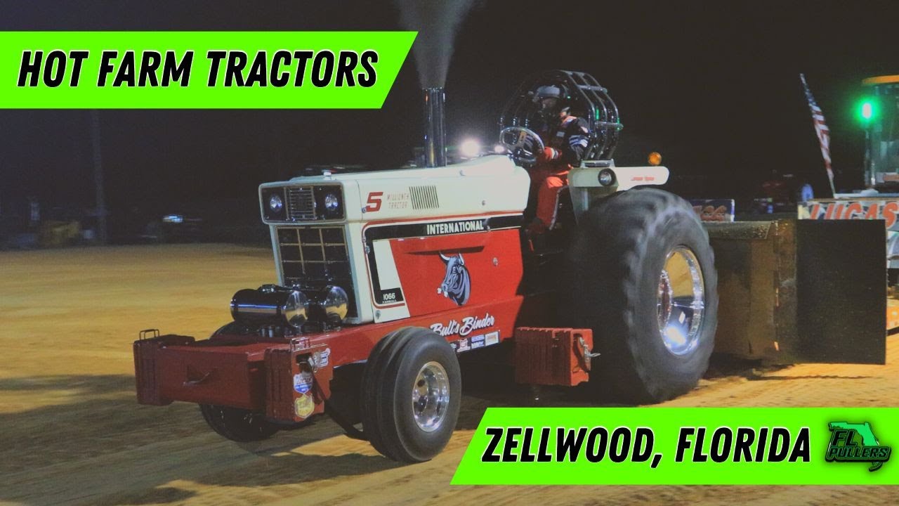 Hot Farm Tractors Pulling in Zellwood, Florida 2023 Session 1 YouTube