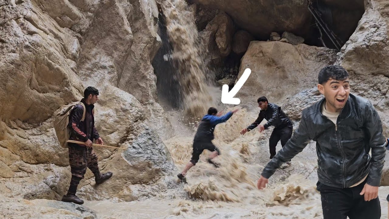 🌊 Dangerous River Crossing After Flood | Nomadic Life Challenges ⛈️🏕️