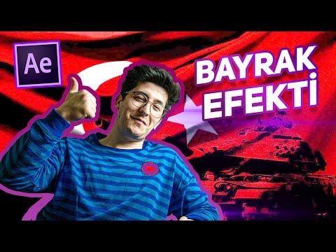 Dalgalanan BAYRAK EFEKTİ Nasıl Yapılır? | After Effects Dersleri