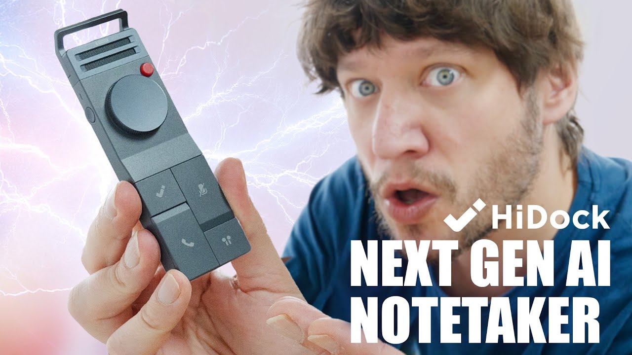 HiDock P1: World’s First AI Meeting Note-Taker That Records Even with Your Earphones On