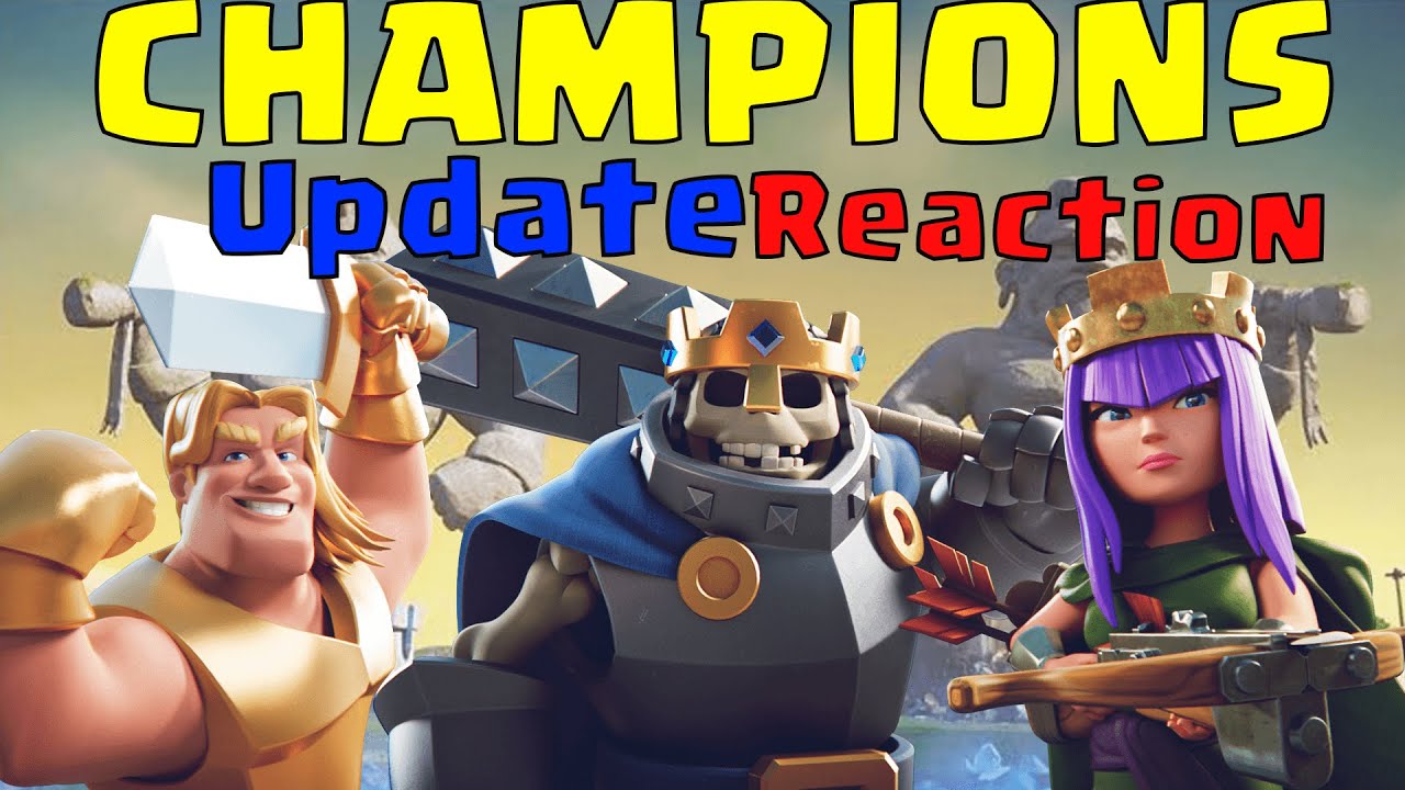 REACTION to the Clash Royale Champions Update