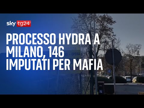 Video Processo Hydra a Milano, 146 imputati per mafia