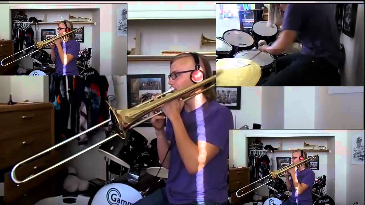 12 Bar Blues Trombone Improvised Solo - YouTube