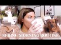 SPRING MORNING ROUTINE 2021 || Calming Morning Routine, Glowy Skincare Regime + Relax Spring Garden