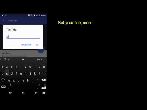 Tasker handleiding: Maak Tasker Schakelt Inside The Quick Settings