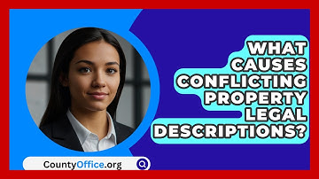 What Causes Conflicting Property Legal Descriptions? - CountyOffice.org