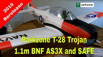 Parkzone T-28 Trojan 1.1m BNF Basic with AS3X and Safe select 2019