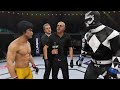 Black Ranger vs. Bruce Lee  (EA sports UFC 3)