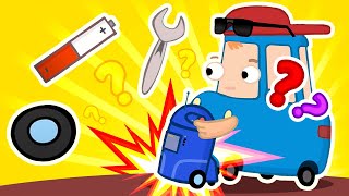 Broomy and Wroomy pretend to play SPIES! Learn trucks & vehicles for kids. NEW cartoons for kids. by KidsFirstTV 56,189 views 3 months ago 30 minutes