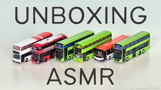 Unboxing Singapore Bus Models | ASMR Plastic Wrap Crinkle (No Talking)