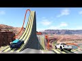 Beamng cars vs giant bulge  beamng drive