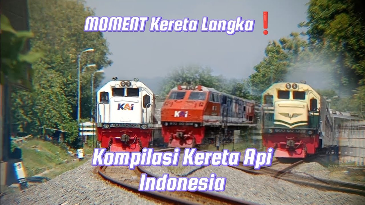 Top MOMENT ||| Loko RnB Dan Vintage Lewat Ke Daop 3 || Kompilasi Kereta ...