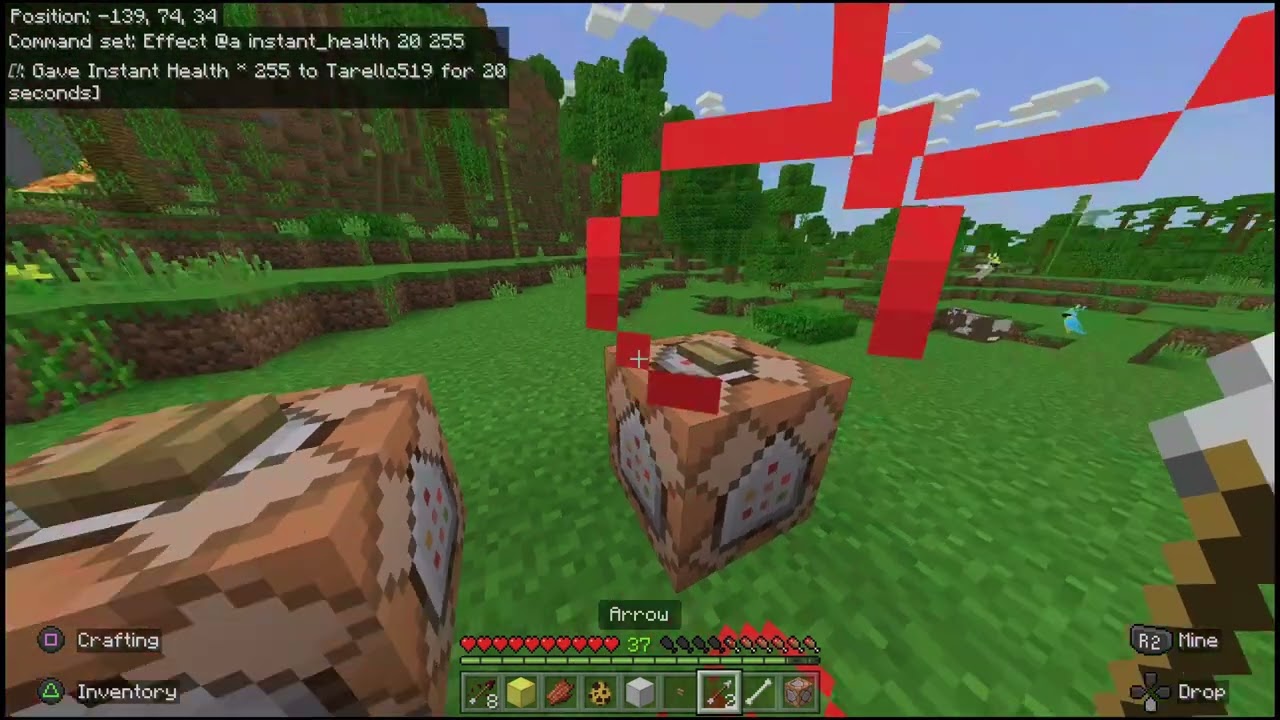 how to get UNLIMITED hearts in Minecraft bedrock edition YouTube