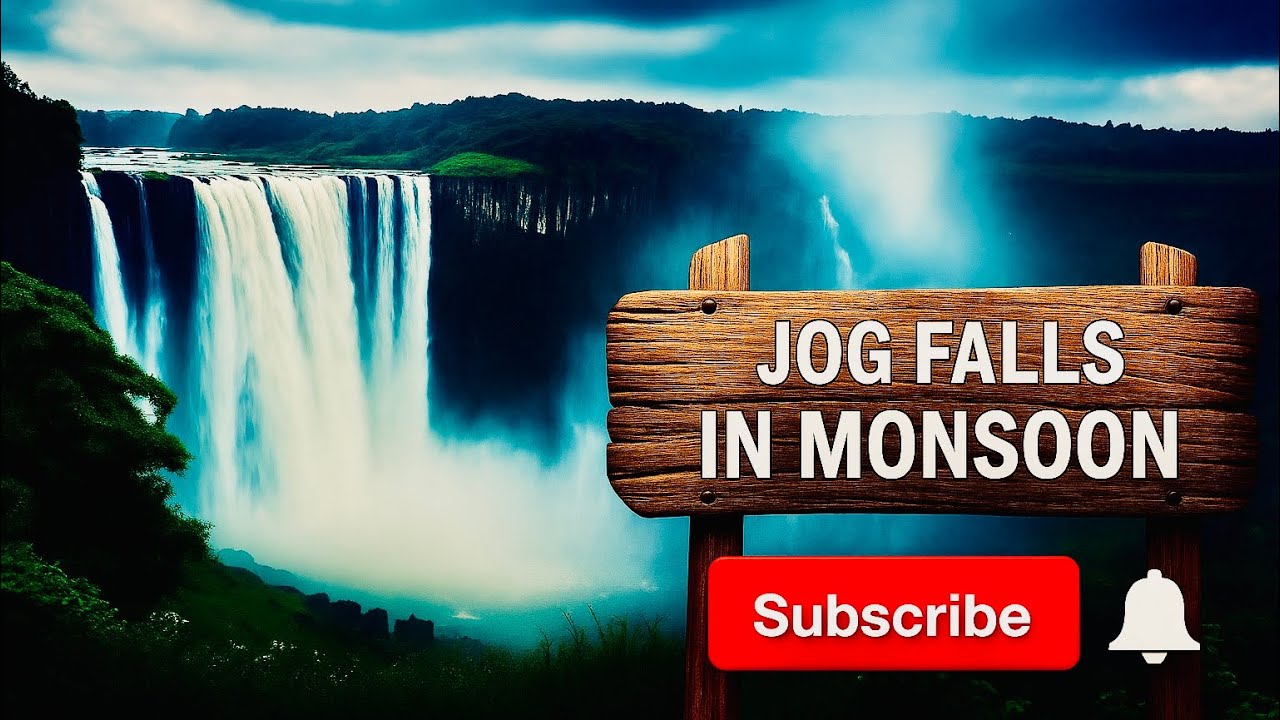 Jog Falls in Monsoon | Karnataka’s Wild Beauty in 4K