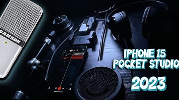 IPHONE 15 POCKET RECORDING STUDIO FOR UNDER $110