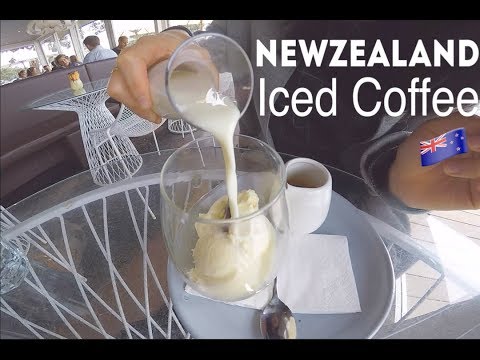 [KIWILIFE]<strong>New</strong> Zealand <strong>Cafe</strong> 뉴질랜드 카페 나들이, 타카푸나 비치 카페, 아이스 커피란?