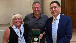 Carnegie Medal presentation to Carnegie Hero Nicholas Anderson