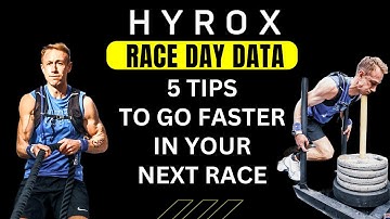 hyrox race data 5 tips for how to go faster in your next hyrox race // hyrox training tips