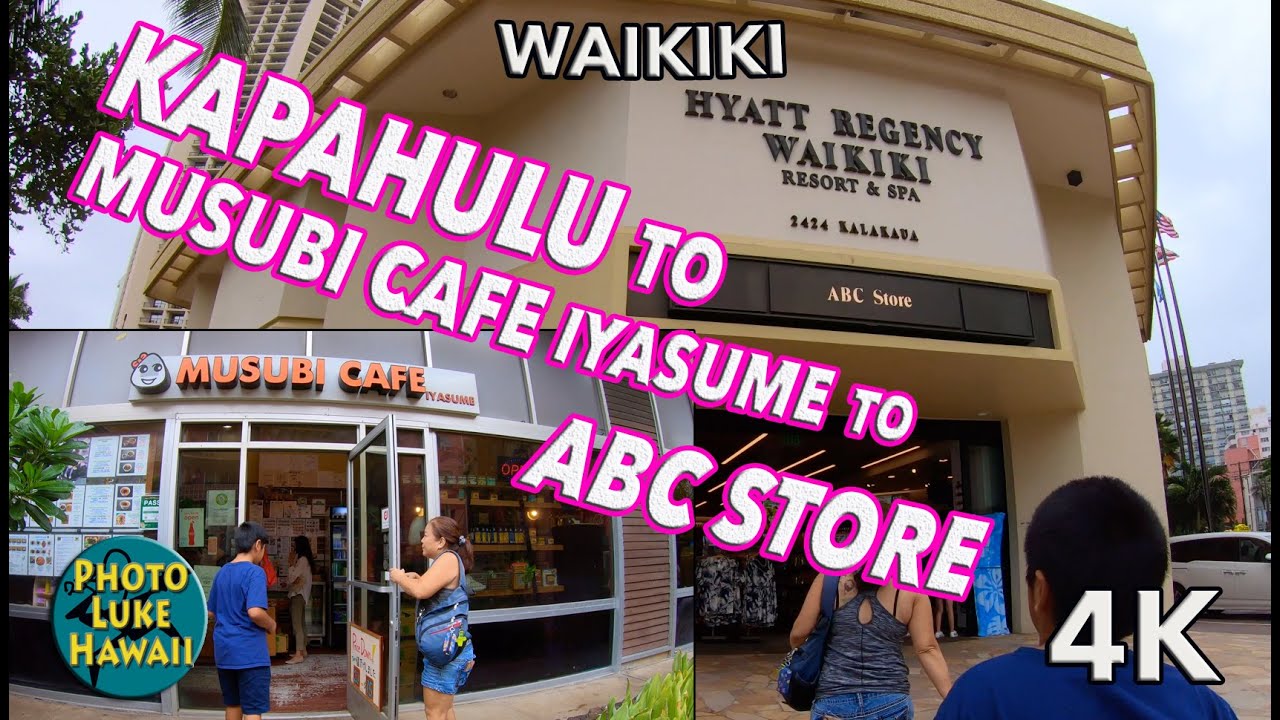 Kapahulu to Musubi Cafe Iyasume to ABC Store YouTube