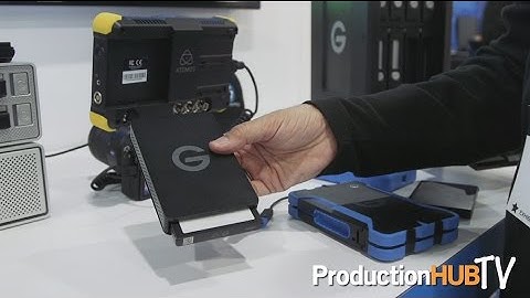 G-Technology & Atomos Master Caddy 4K Workflow at NAB New York 2016