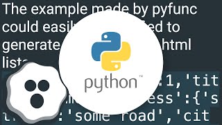 python: serialize a dictionary into a simple html output
