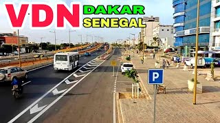 A Beautiful Drive Through VDN Dakar Senegal 2023 | Driving in Africa | largest road of Dakar