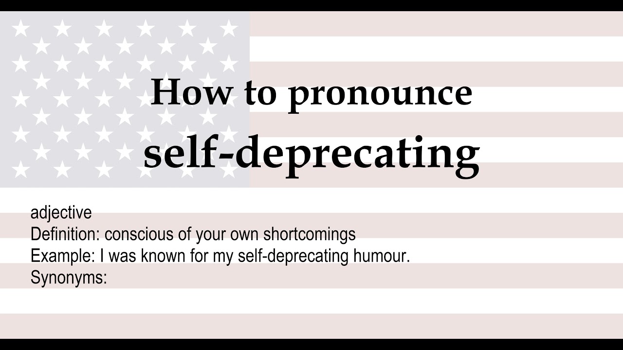 self deprecating - YouTube