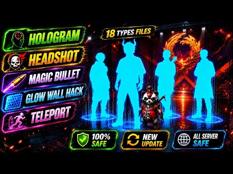 FF Max + FF GLOBAL 3D Hologram Config File | Free Fire Enemy Location Hack | Free Fire panel | ob54 