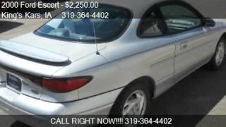 2000 Ford Escort ZX2 for sale in Marion, IA 52302 at the Kin