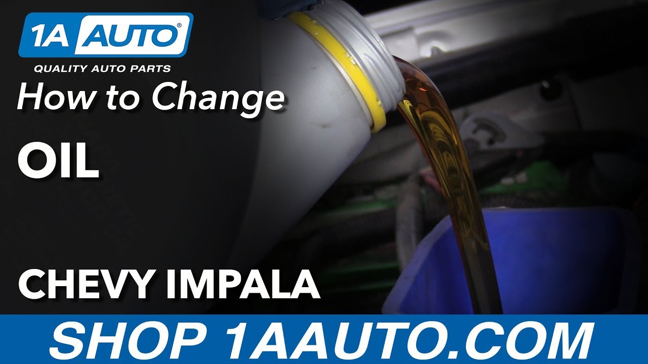 How to Change Oil 00-05 Chevy Impala - YouTube