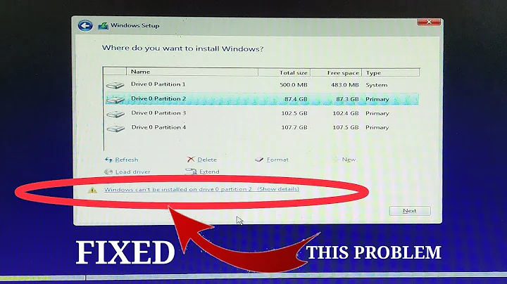 Fix windows cannot be installed to this disk Can't delete partitions and formatting | Disk gpt style