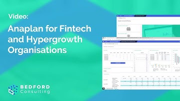 Demo Video: Anaplan for Hypergrowth & Fintech Organisations