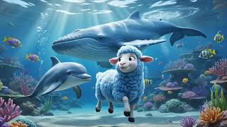Baa Baa Color Sheep 🌈🐑 | Black, Pink, Blue, Yellow & Green Sheep Song for Kids | Nursery Rhymes