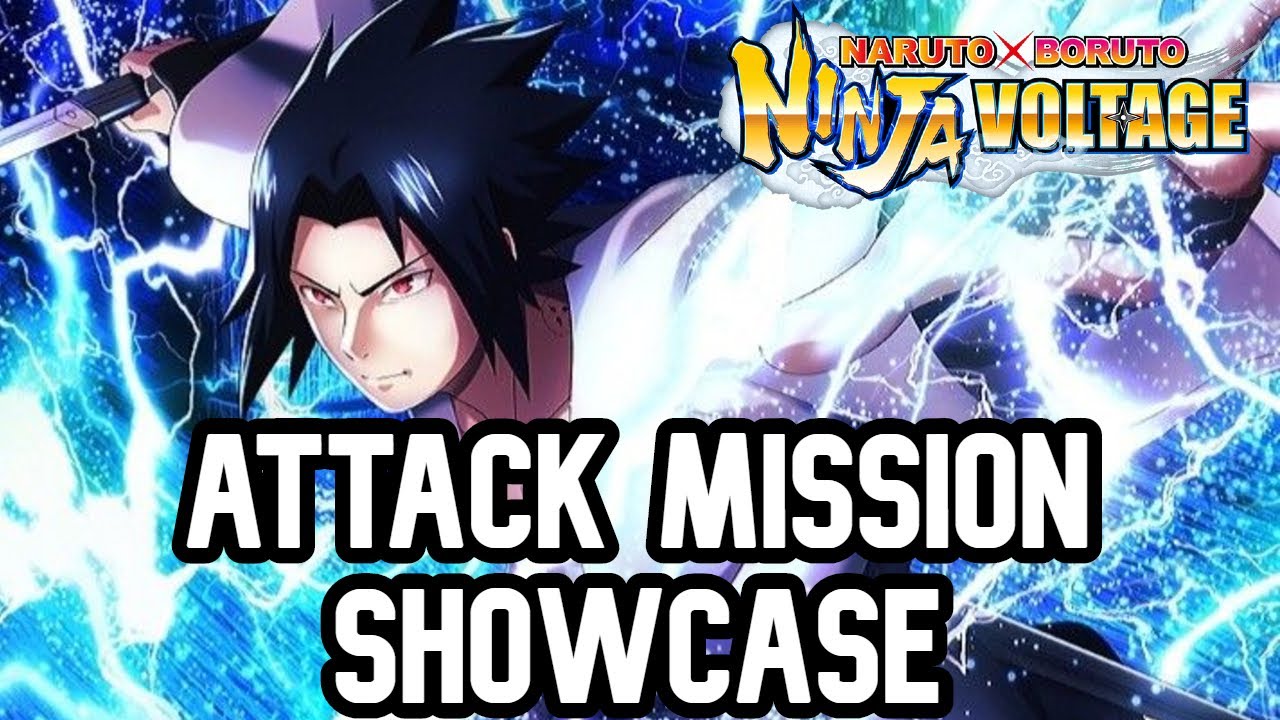 Sasuke Uchiha V1 (Re-Rekit) Attack Mission Showcase // Naruto X Boruto Ninja Voltage