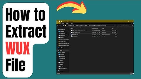 How to Extract WUX File