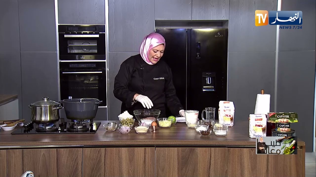 وصفات اليوم : حساء الشوفلور 🍵🍵 كروكات بالزيتون 🍲😋 تحلية القهوة والشوكلاطة 🍫🍫