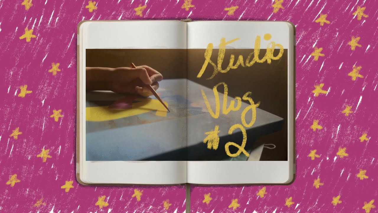 low dopamine, unfiltered art vlog cuz that's how art actually works