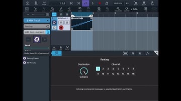 MIDI Tools: Route (in Cubasis)