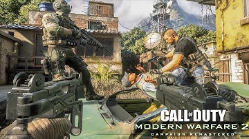 Task Force 141 Favela Firefight - Modern Warfare 2 Remastered