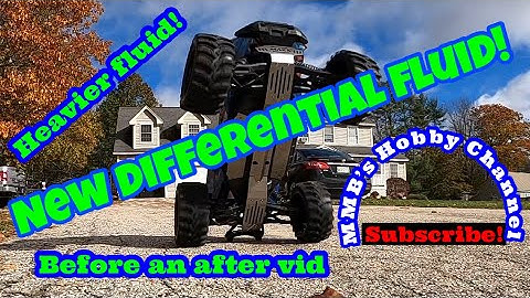 XMaxx 8s differential fluid change test run/update.